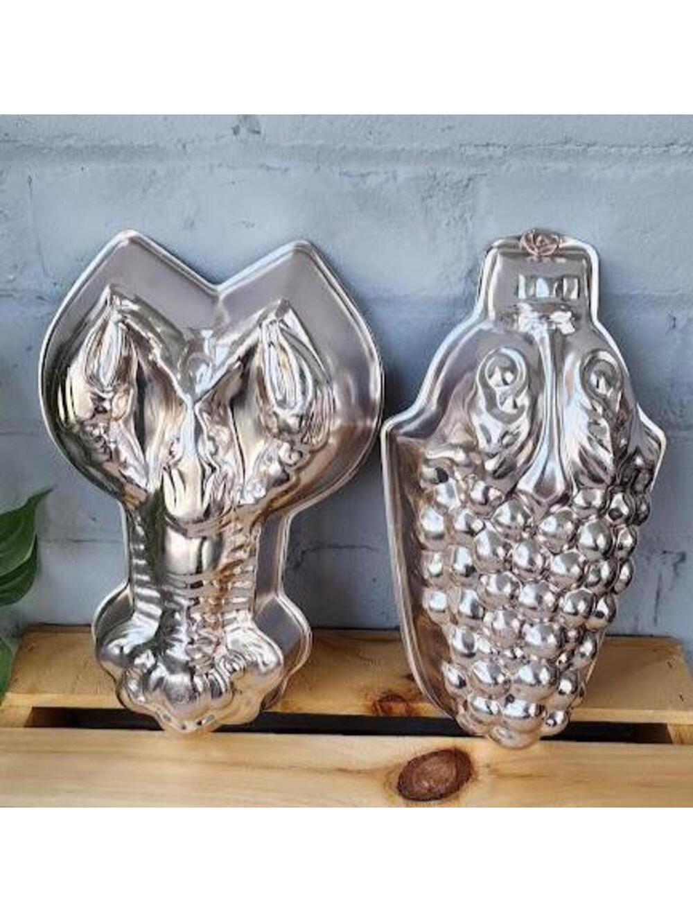 Vintage Jello Molds Sets – Lobster, Grapes, Flower, Oval, Bubble & Bundt